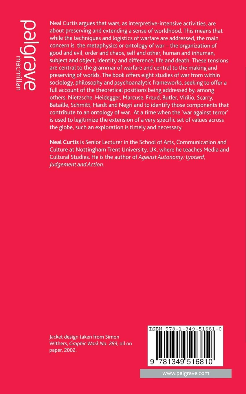 Rückseitencover War and Social Theory