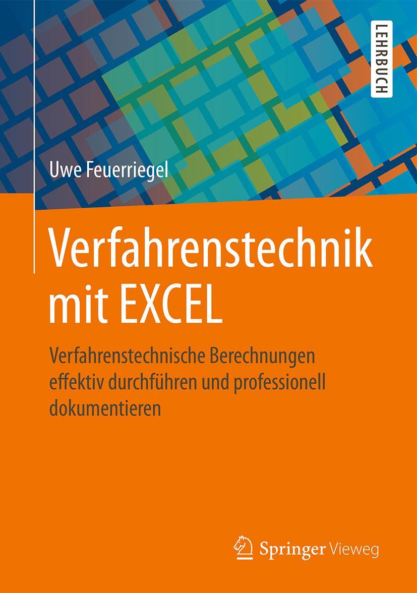 Vorderes Coverbild Verfahrenstechnik mit EXCEL