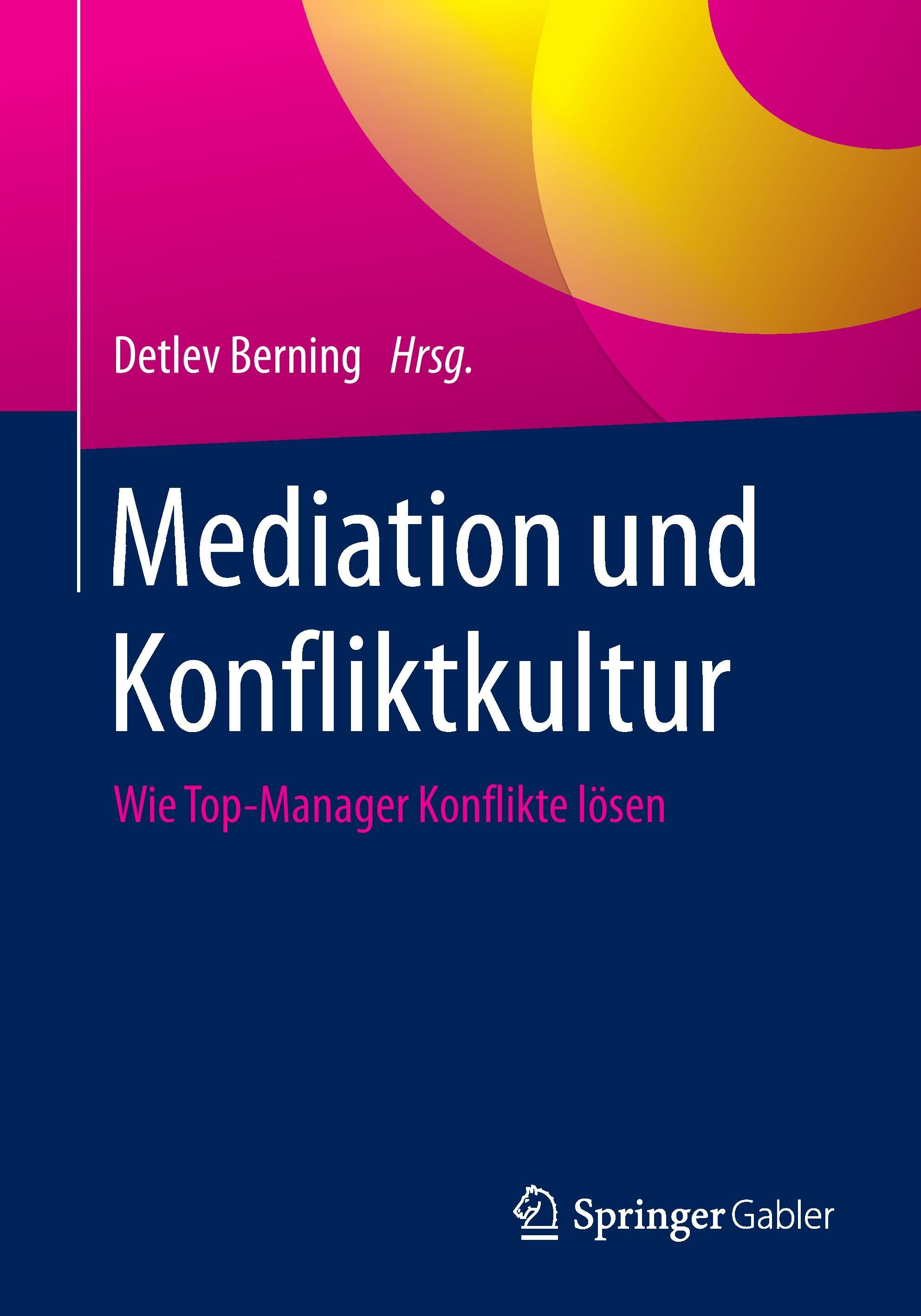 Vorderes Coverbild Mediation und Konfliktkultur