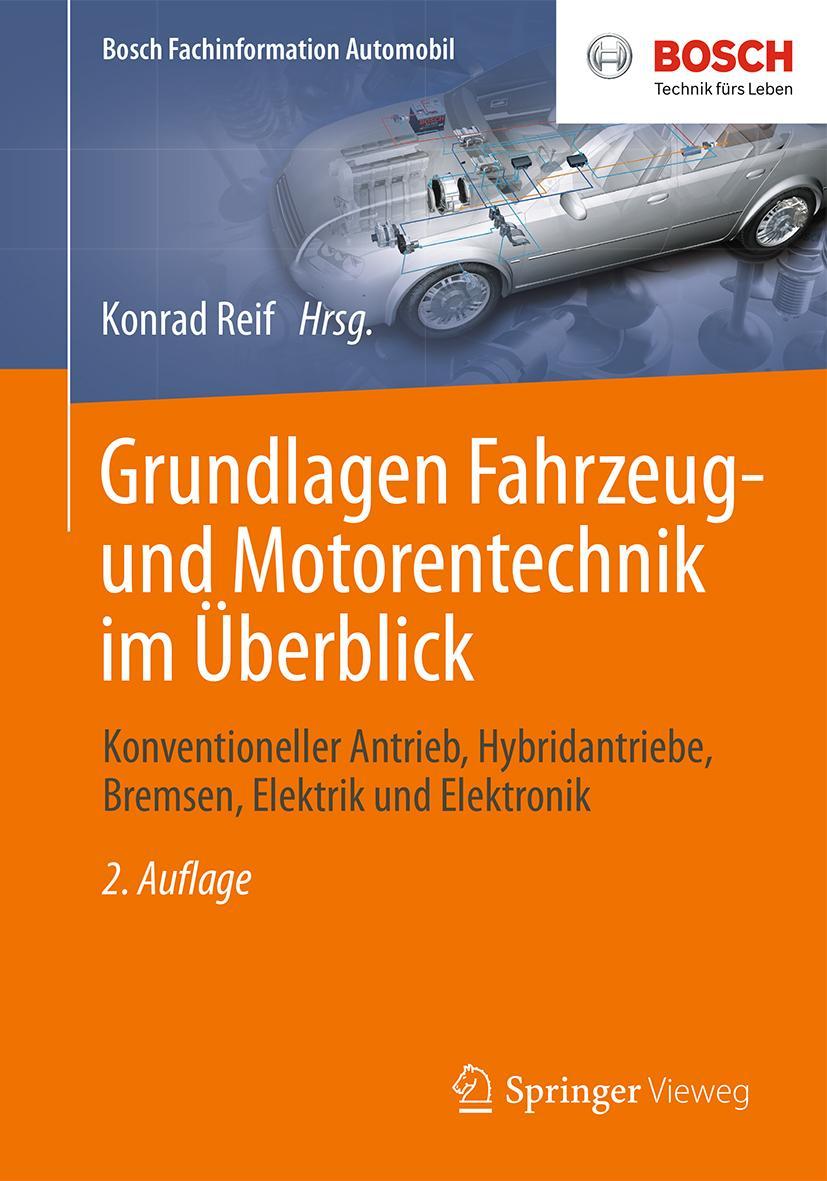 Vorderes Coverbild Grundlagen Fahrzeug- und Motorentechnik im Überblick