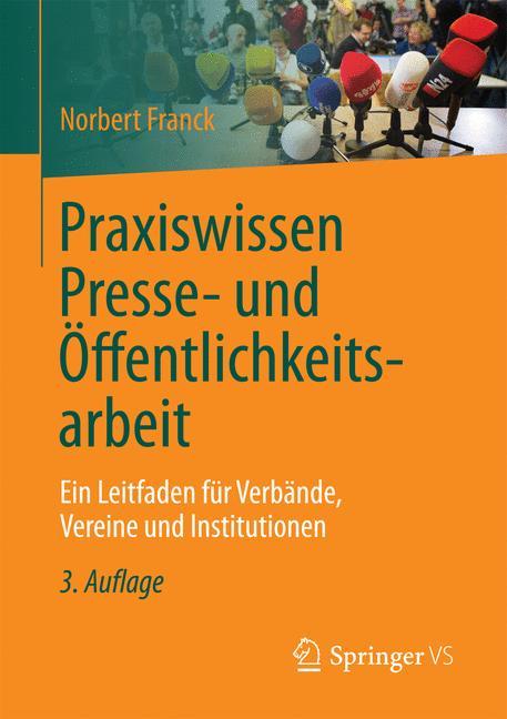 Vorderes Coverbild Praxiswissen Presse- und Öffentlichkeitsarbeit