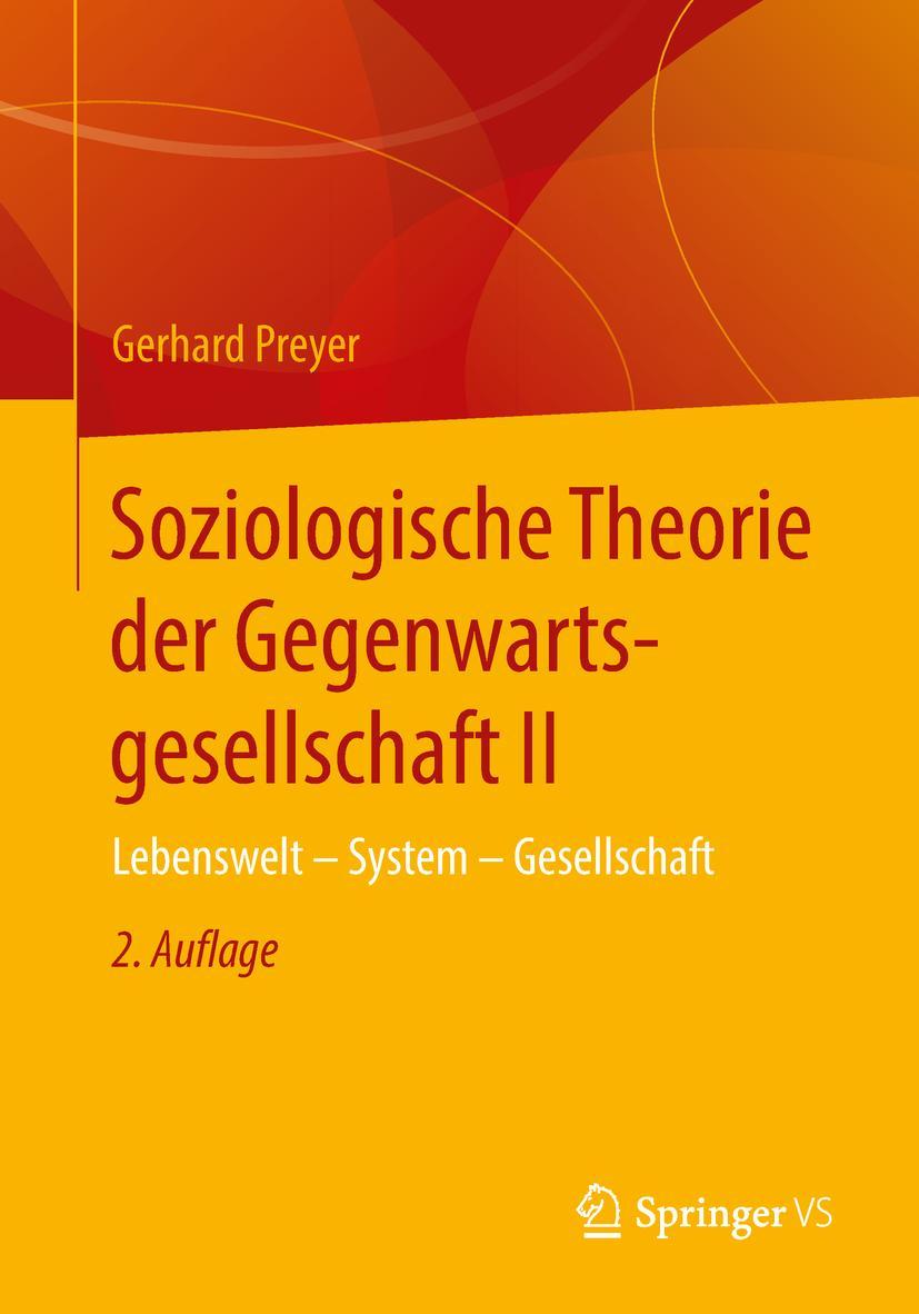 Vorderes Coverbild Soziologische Theorie der Gegenwartsgesellschaft II