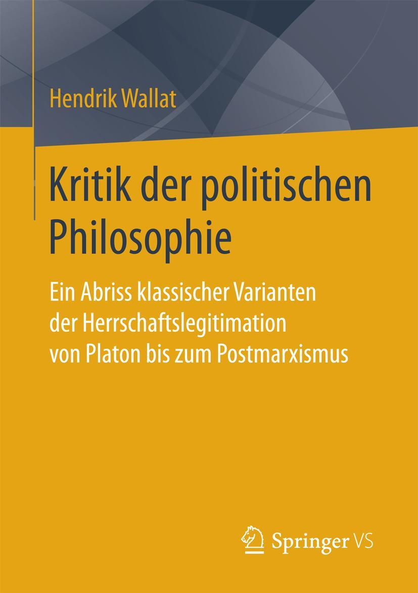 Vorderes Coverbild Kritik der politischen Philosophie