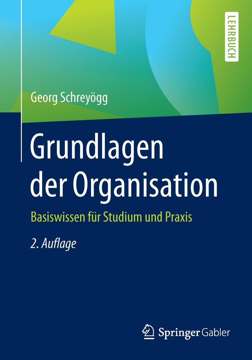Vorderes Coverbild Grundlagen der Organisation