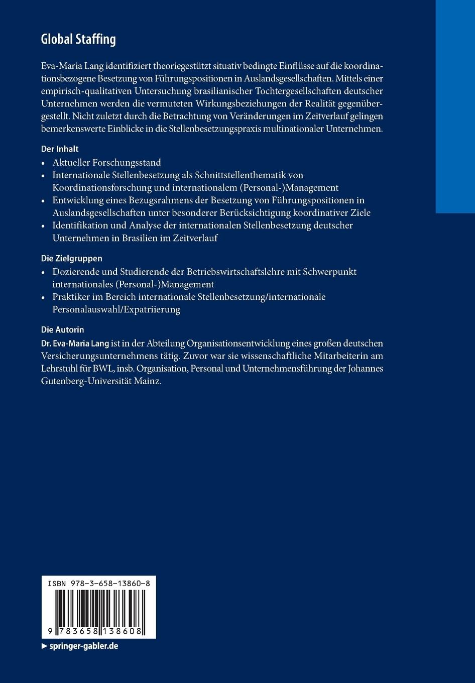 Rückseitencover Global Staffing