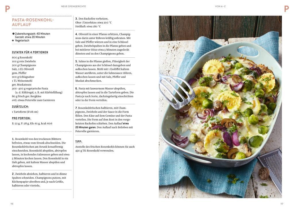 Beispielinhalt (Bild) Neue Ofengerichte von A-Z