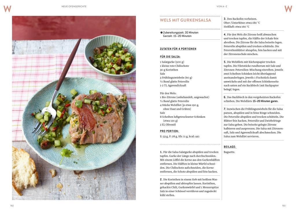 Beispielinhalt (Bild) Neue Ofengerichte von A-Z