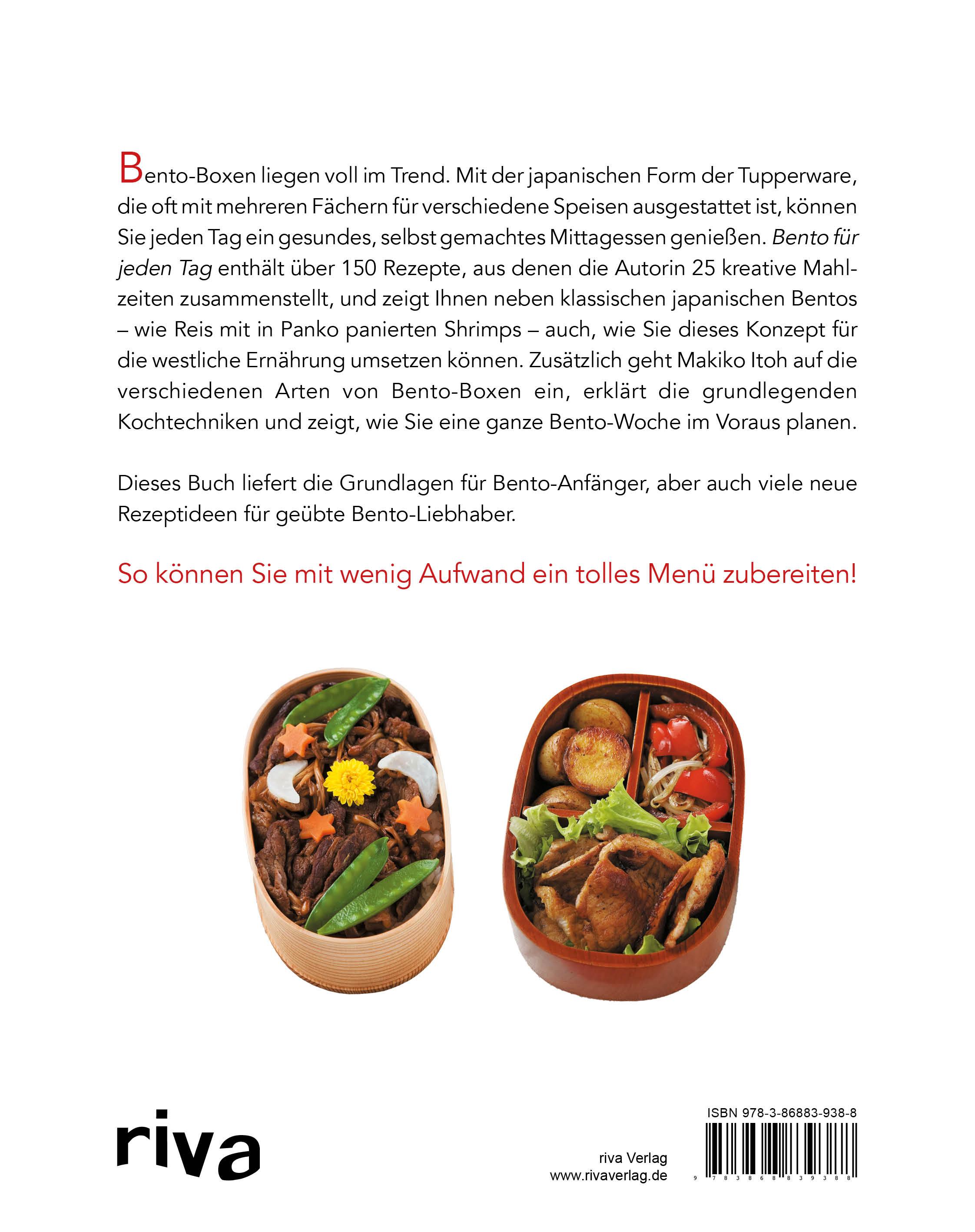 Rückseitencover Bento für jeden Tag