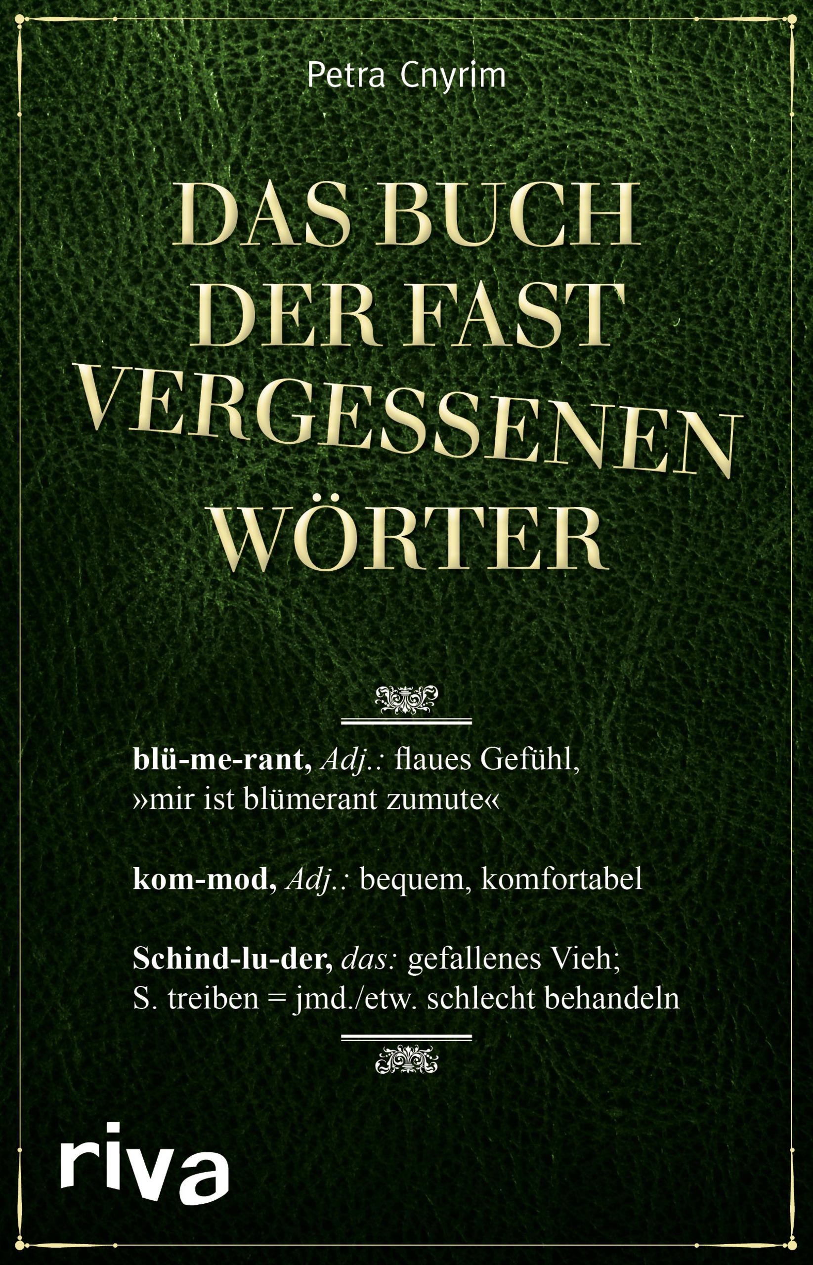 Vorderes Coverbild Das Buch der fast vergessenen Wörter