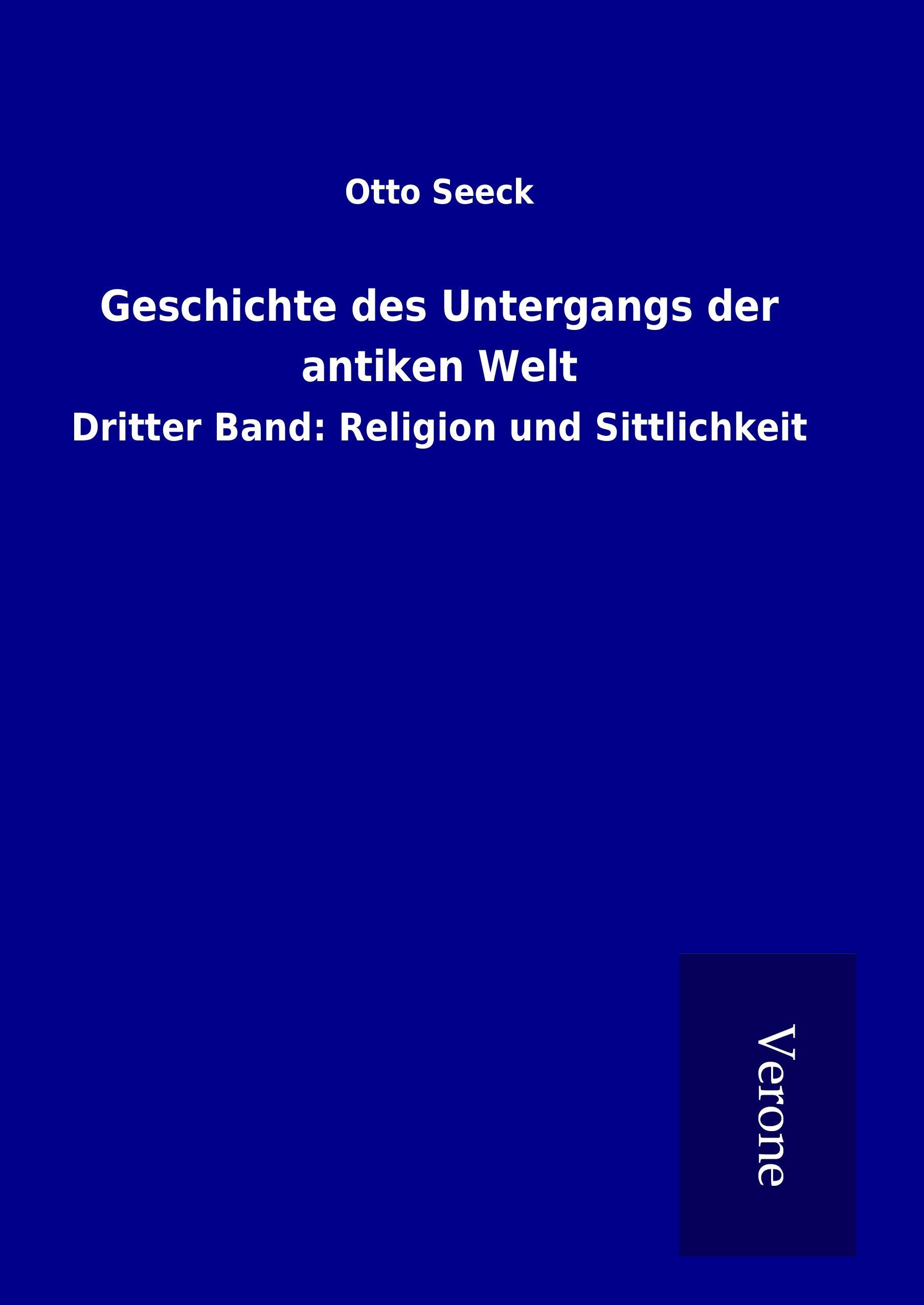 Vorderes Coverbild Geschichte des Untergangs der antiken Welt