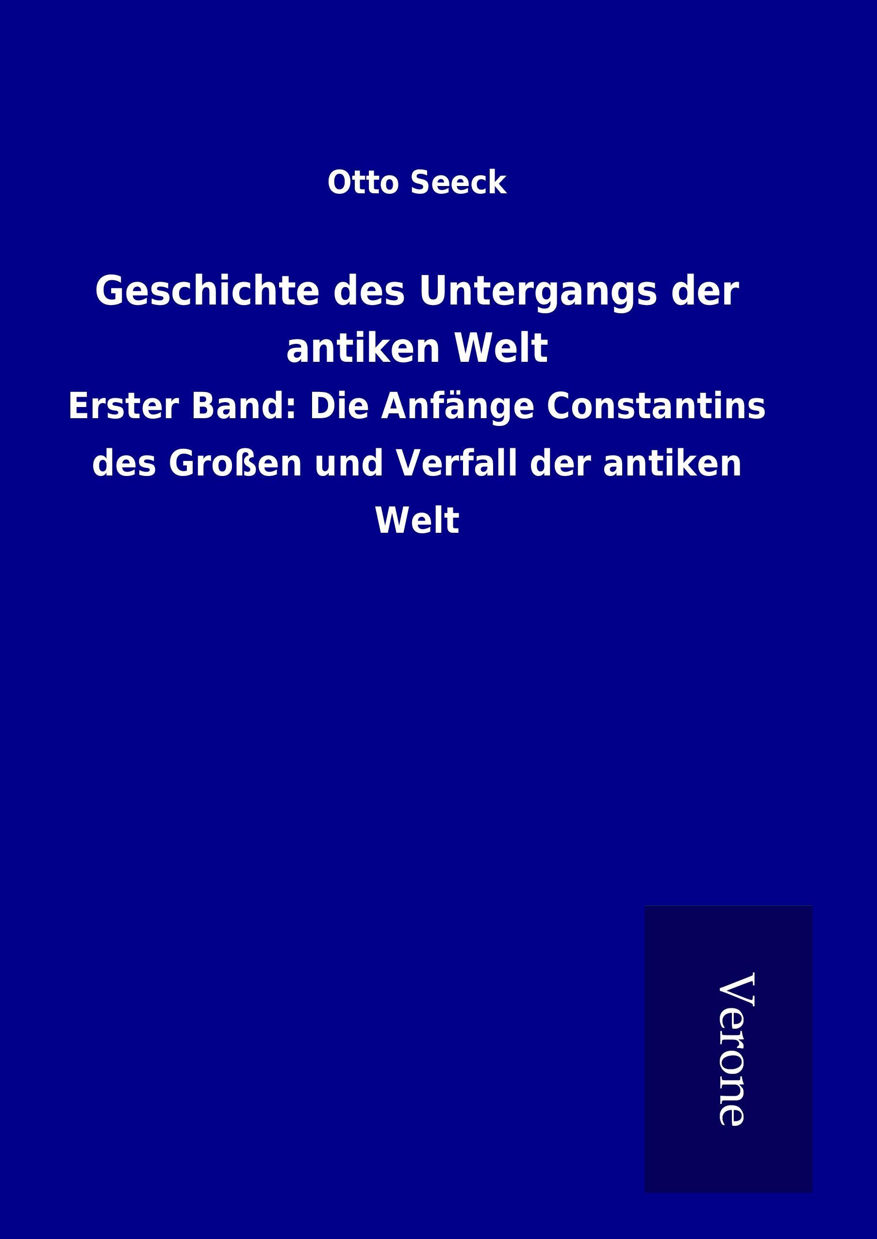 Vorderes Coverbild Geschichte des Untergangs der antiken Welt