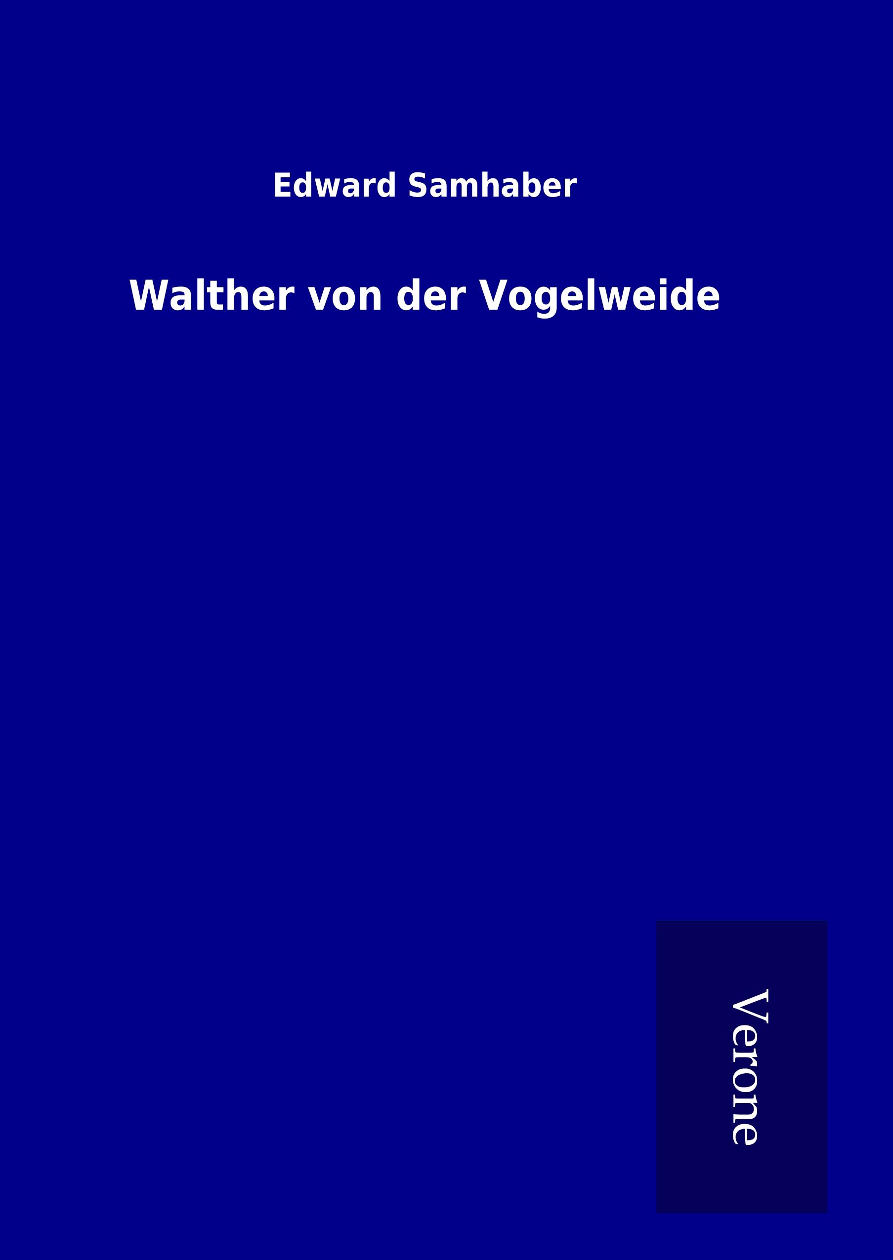 Vorderes Coverbild Walther von der Vogelweide