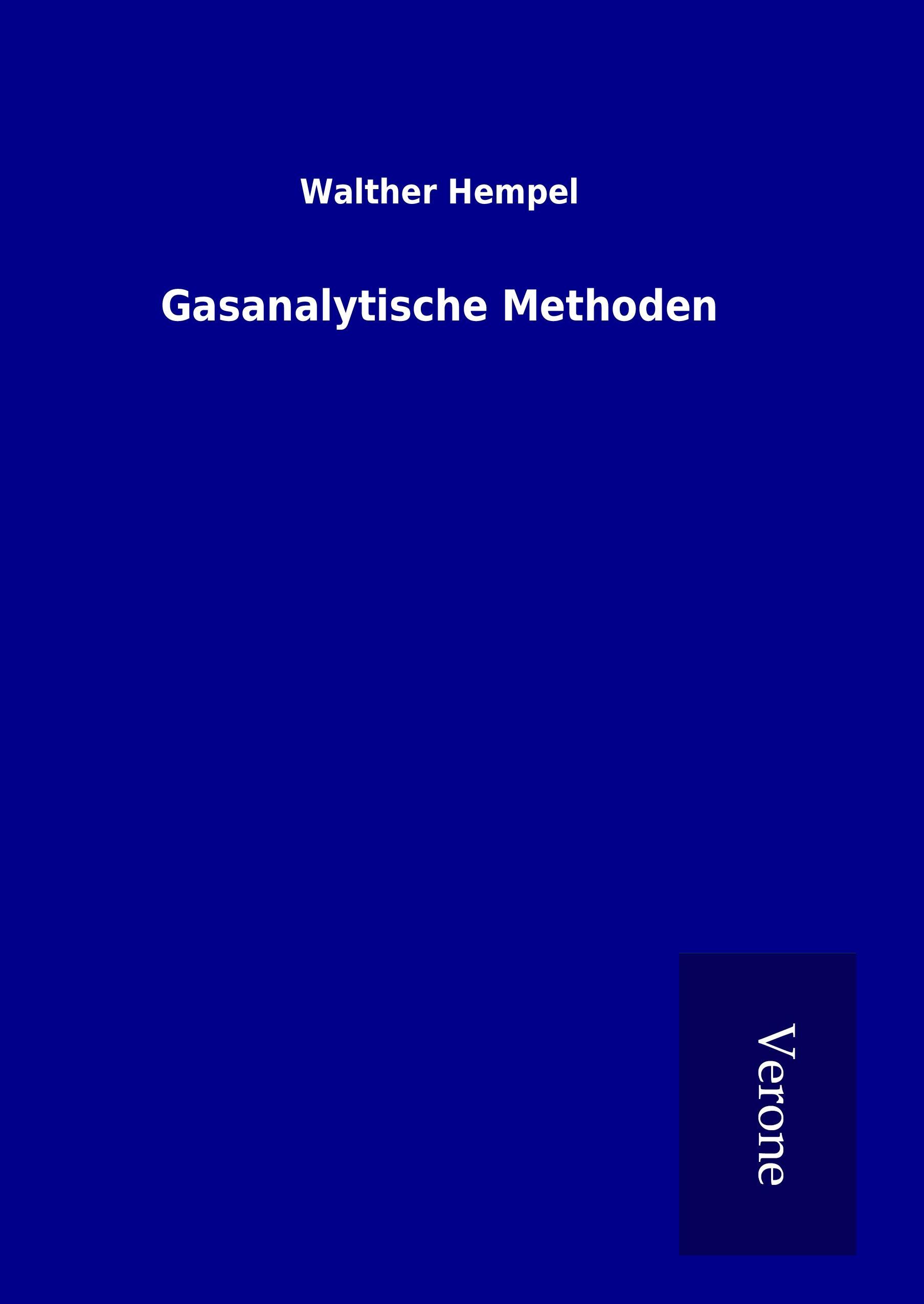 Vorderes Coverbild Gasanalytische Methoden