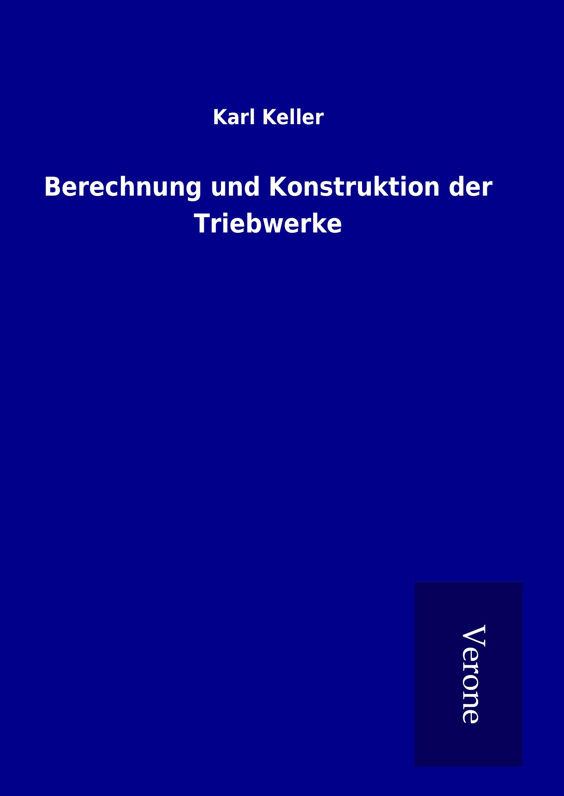 Vorderes Coverbild Berechnung und Konstruktion der Triebwerke