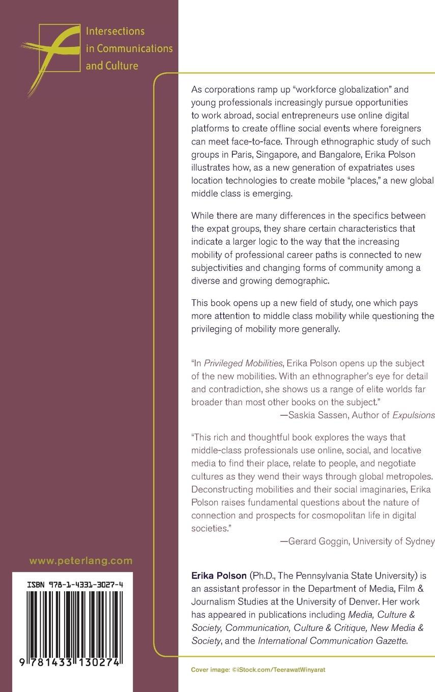 Rückseitencover Privileged Mobilities