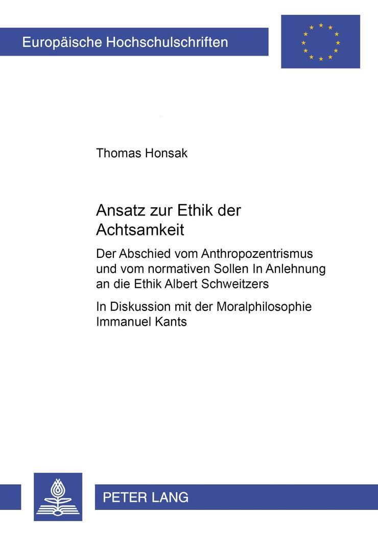 Vorderes Coverbild Ansatz zur Ethik der Achtsamkeit