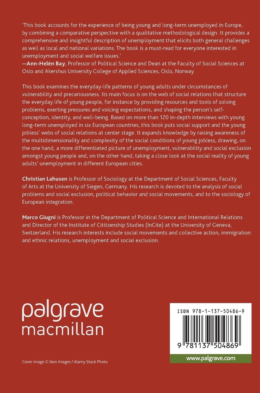 Rückseitencover Experiencing Long-Term Unemployment in Europe