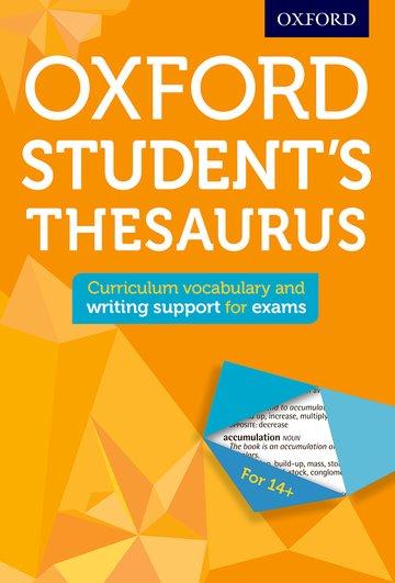 Vorderes Coverbild Oxford Student's Thesaurus