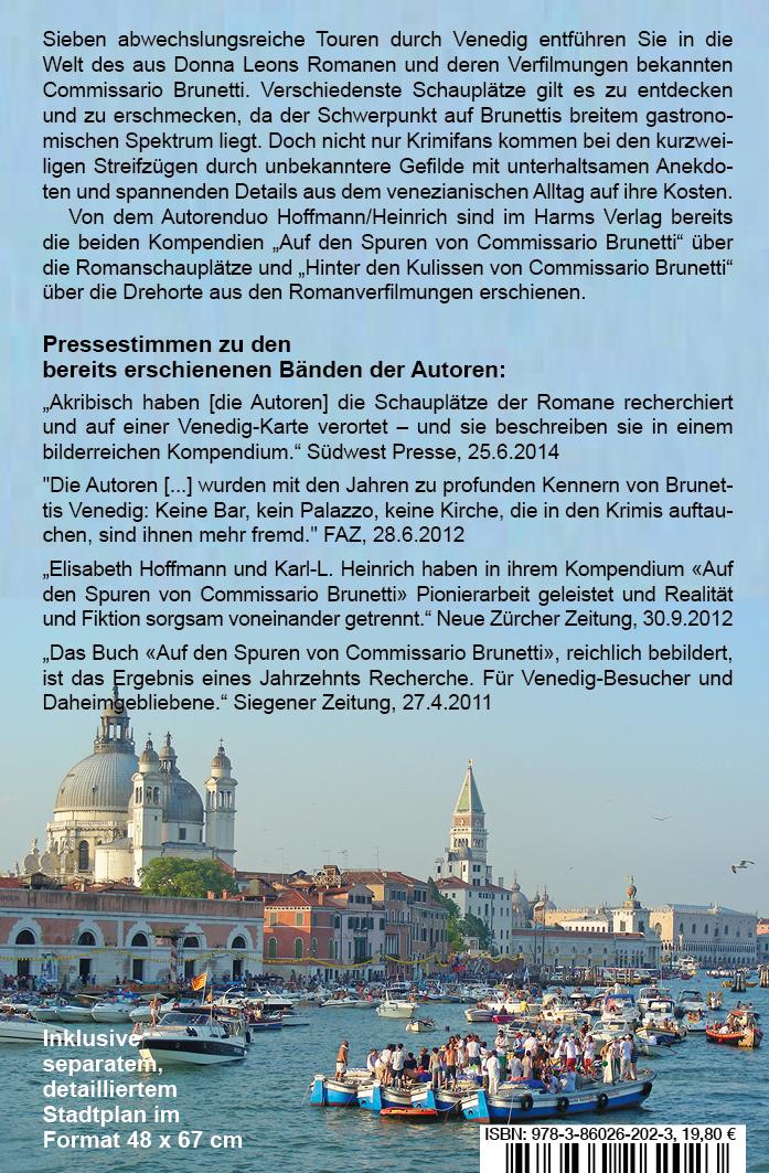 Rückseitencover Auf Schritt und Tritt mit Commissario Brunetti