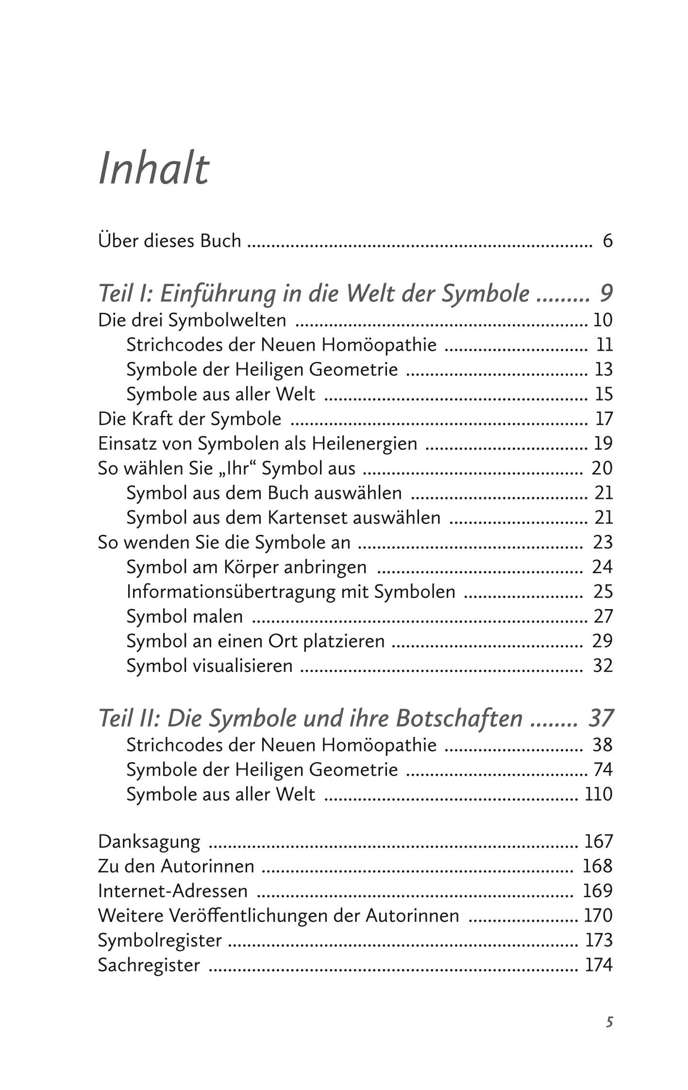 Beispielinhalt (Bild) Heilen mit Symbolen. Die 64 wichtigsten Heilzeichen