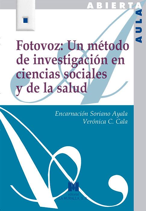 Vorderes Coverbild Fotovoz : un método de investigación en ciencias sociales y de la salud