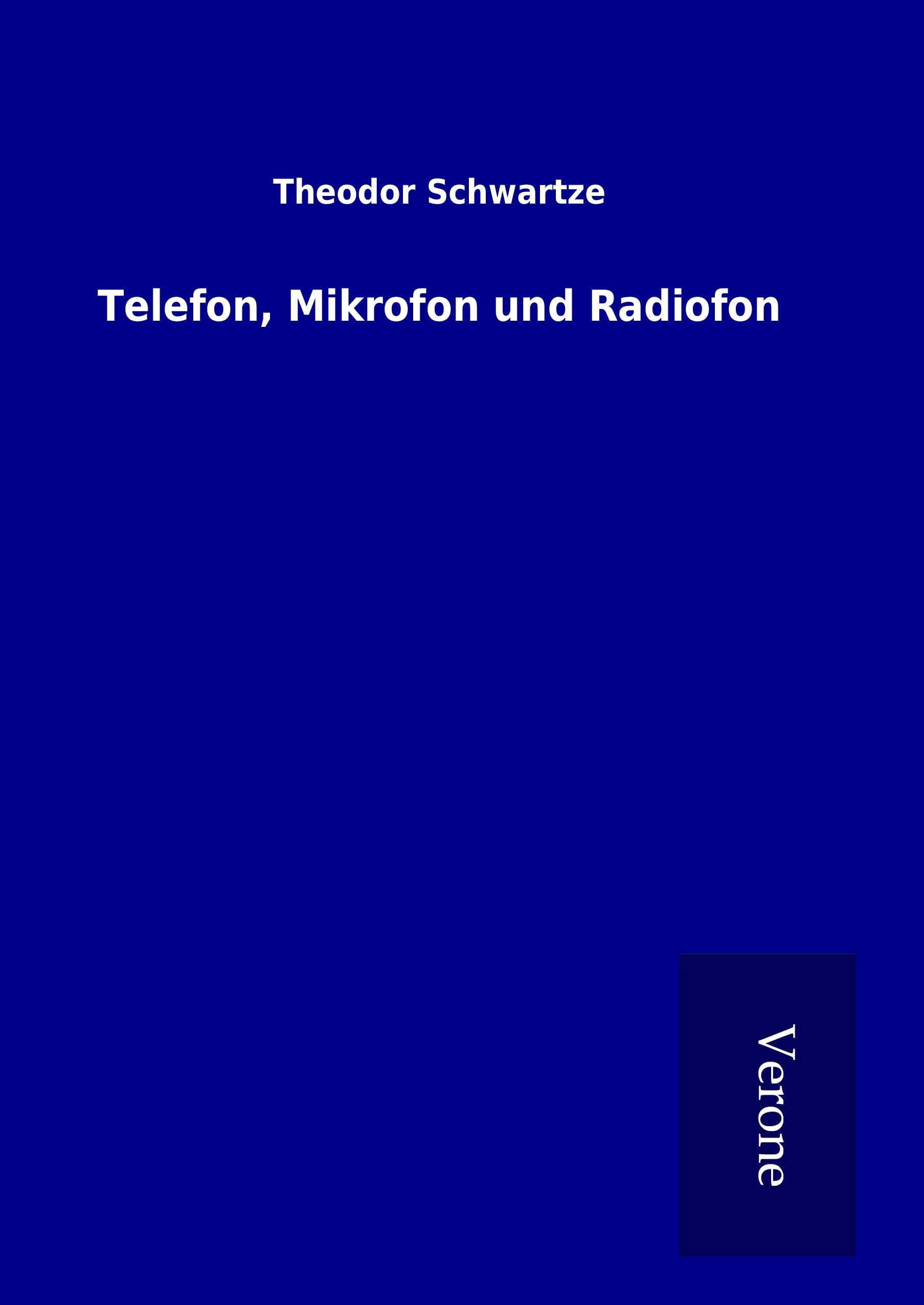 Vorderes Coverbild Telefon, Mikrofon und Radiofon