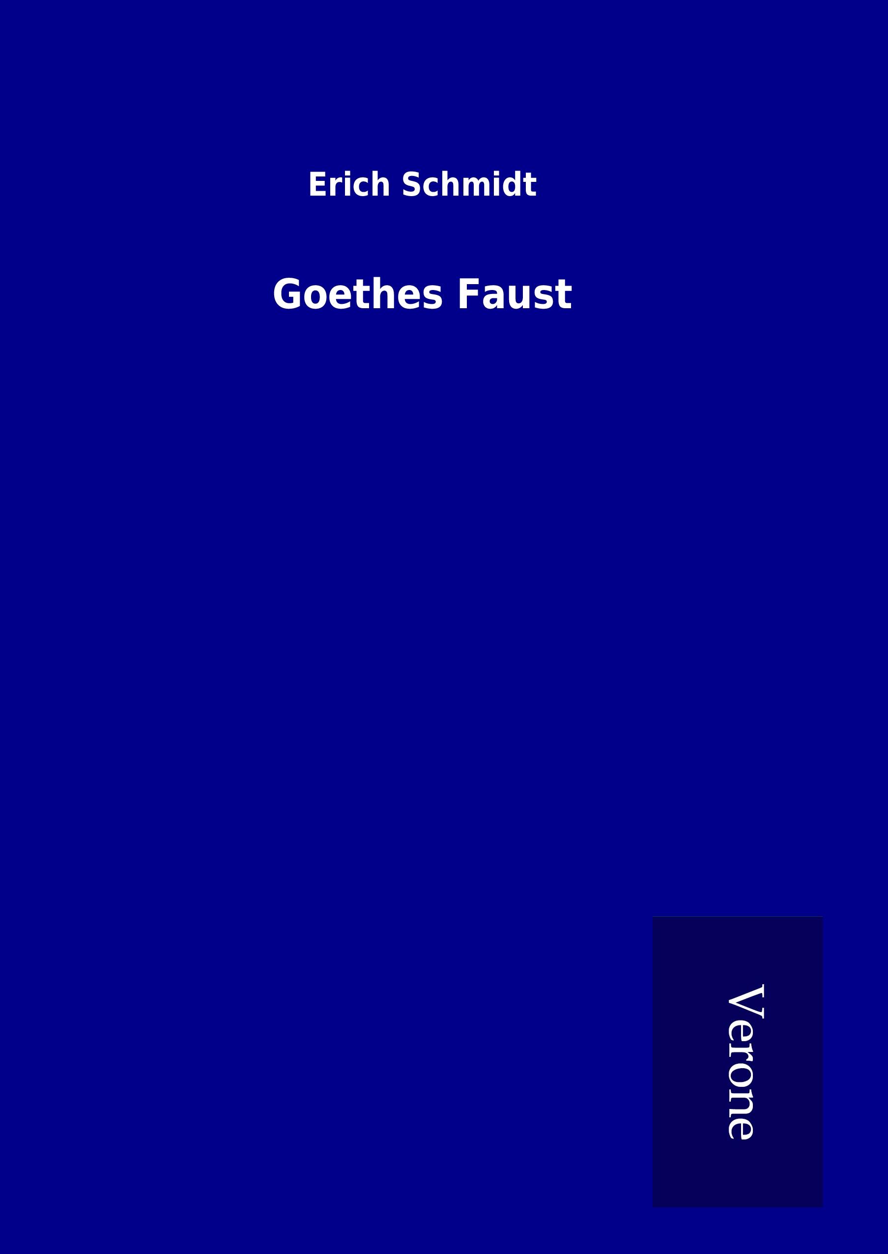 Vorderes Coverbild Goethes Faust