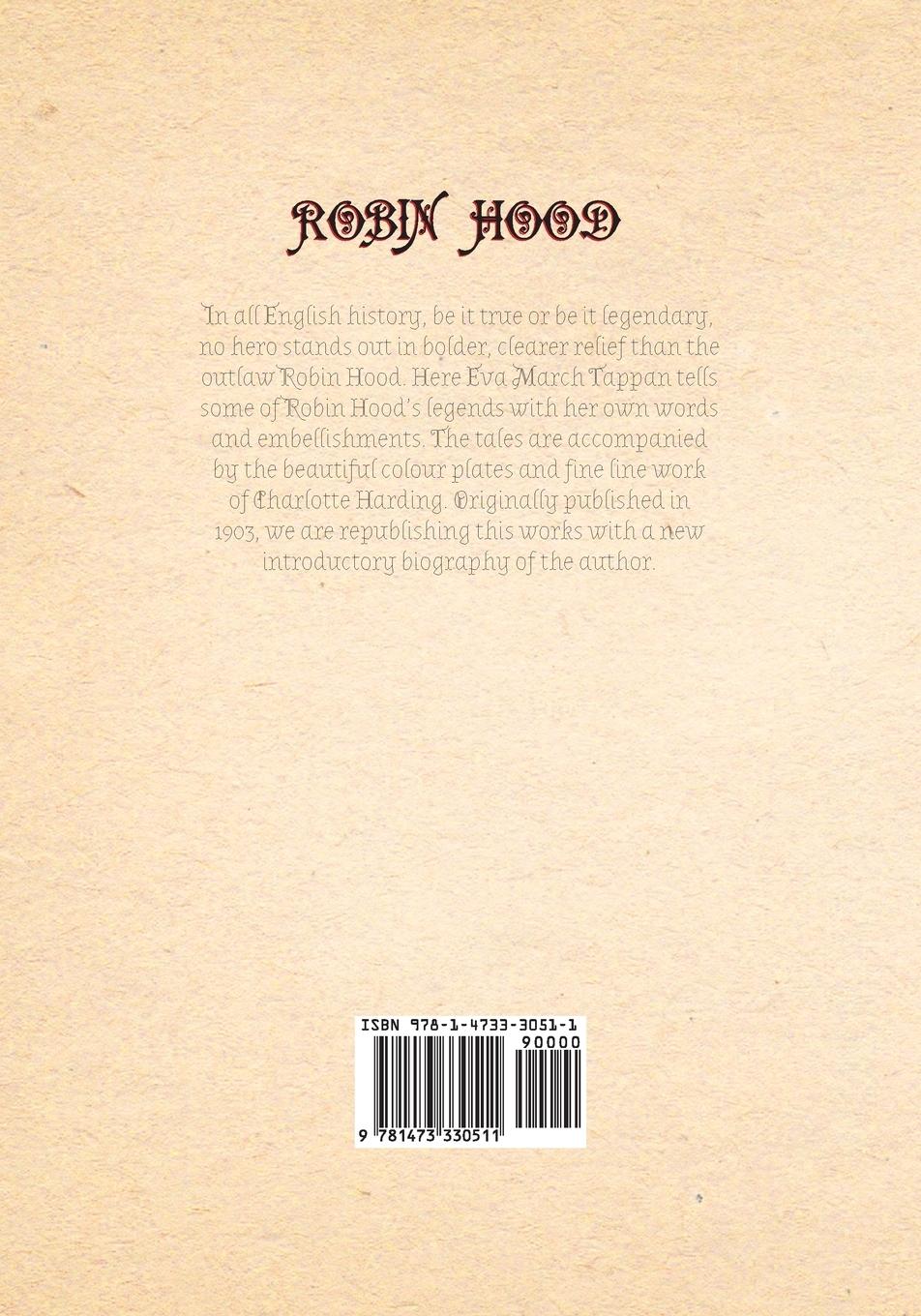 Rückseitencover Robin Hood - His Book