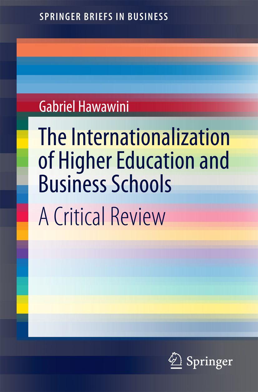 Vorderes Coverbild The Internationalization of Higher Education and Business Schools