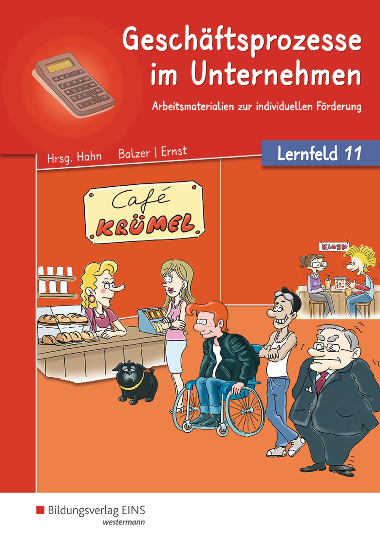 Vorderes Coverbild Café Krümel - Arbeitsmaterialien zur individuellen Förderung. Lernfeld 11: Arbeitsbuch