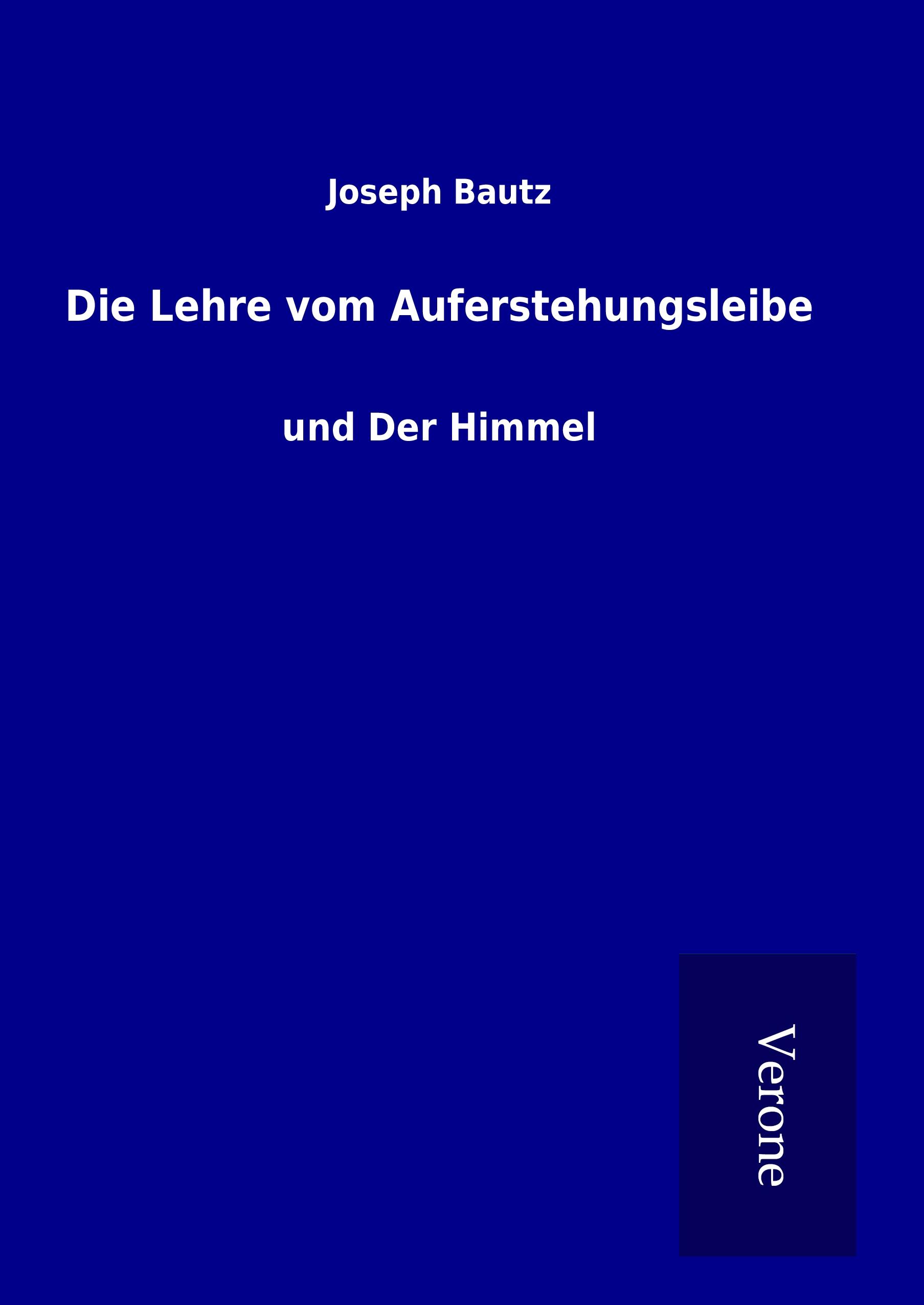 Vorderes Coverbild Die Lehre vom Auferstehungsleibe