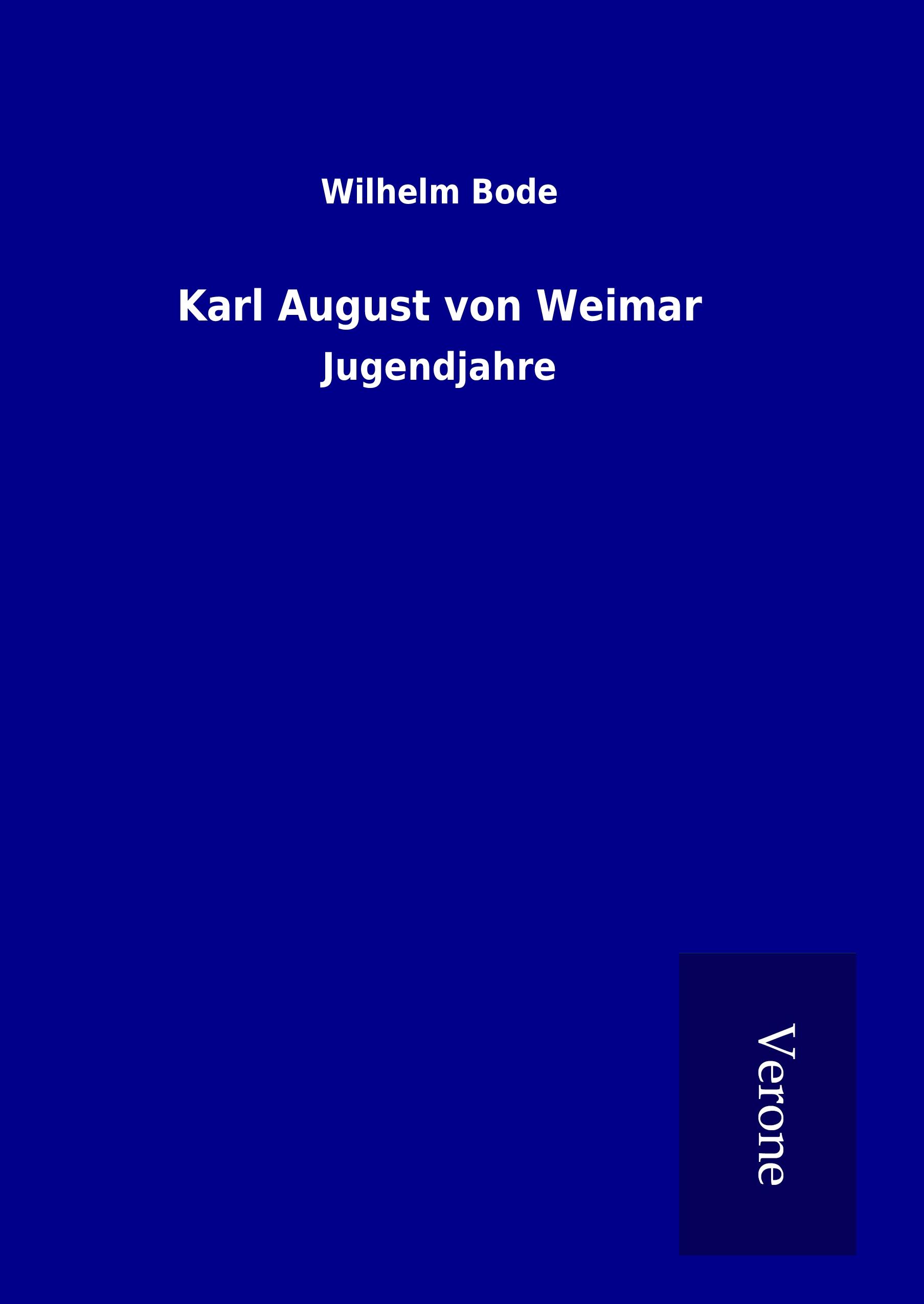 Vorderes Coverbild Karl August von Weimar