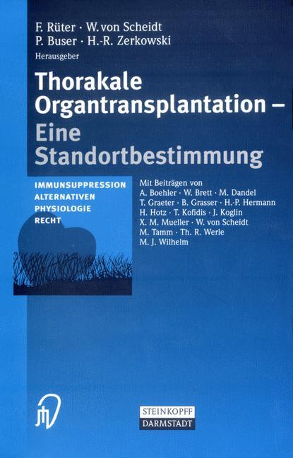 Vorderes Coverbild Thorakale Organtransplantation