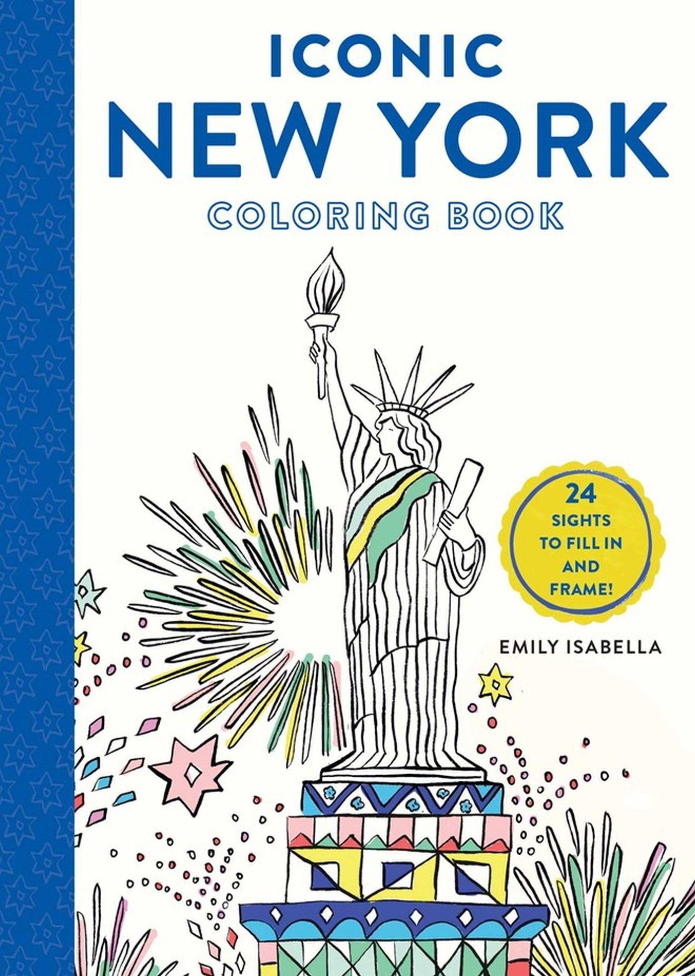 Vorderes Coverbild Iconic New York Coloring Book