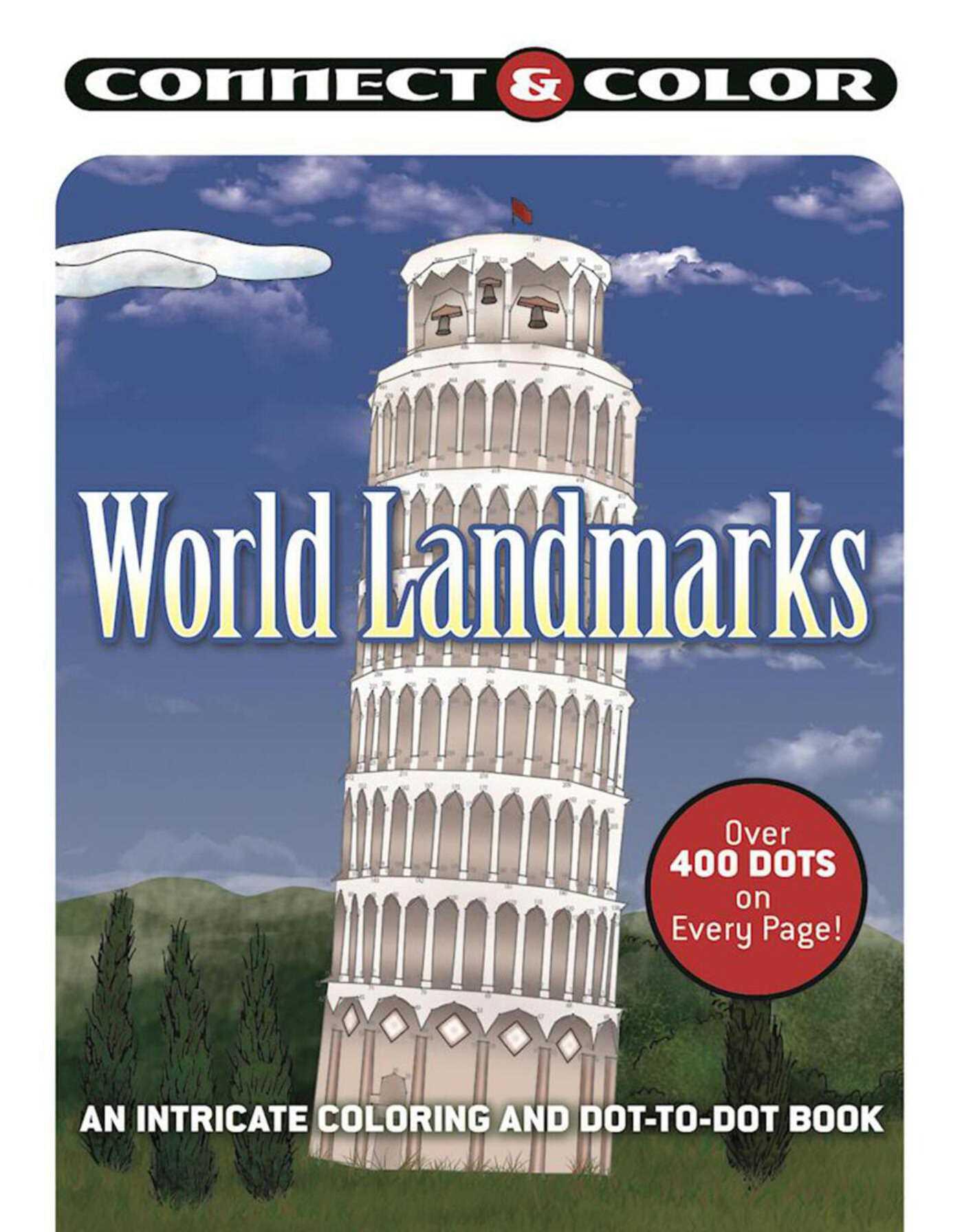 Vorderes Coverbild Connect and Color: World Landmarks