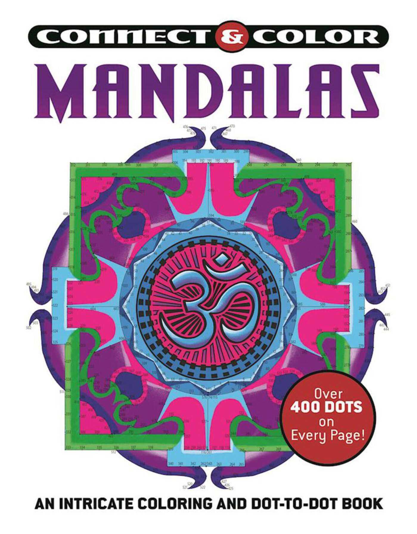 Vorderes Coverbild Connect and Color: Mandalas