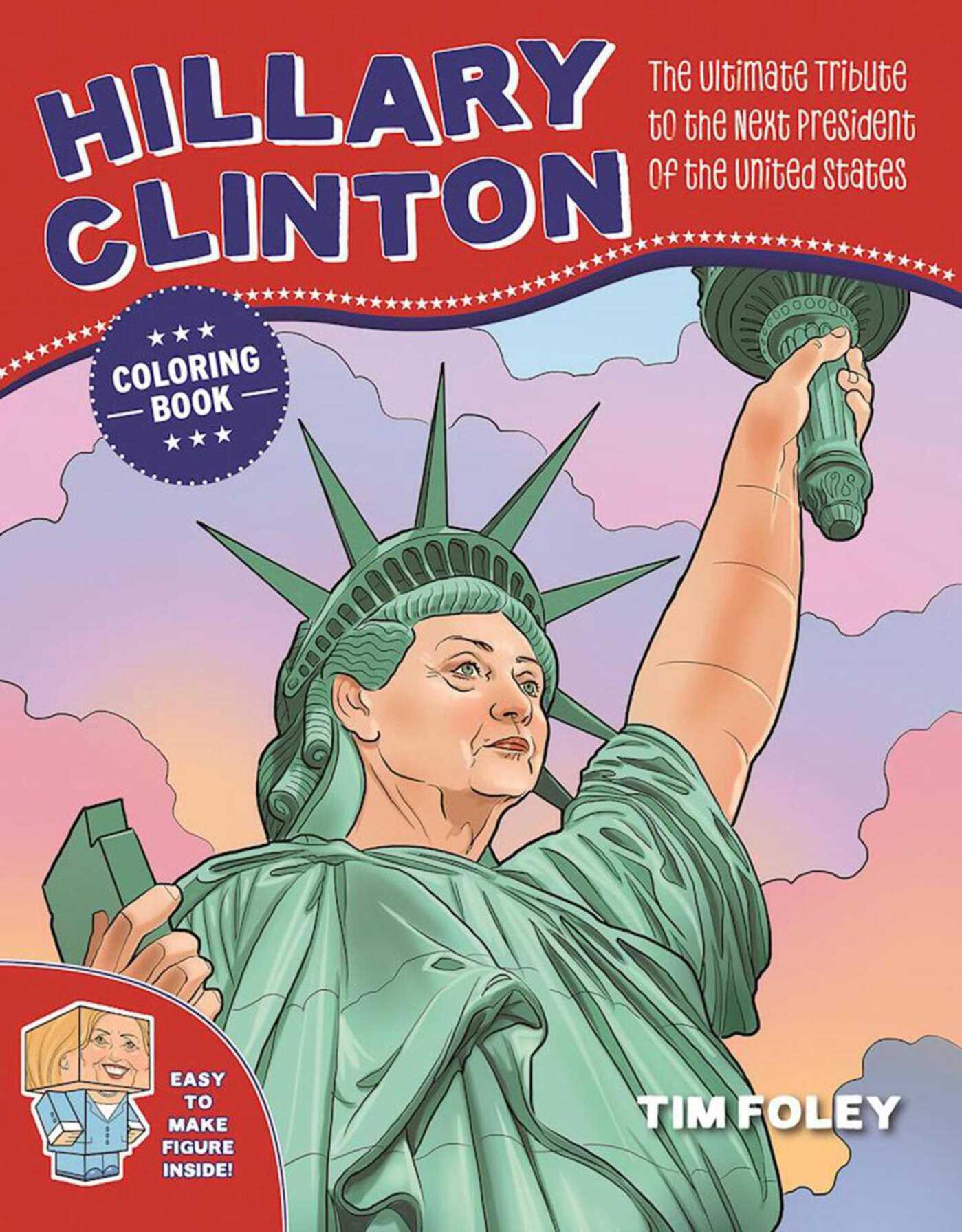 Vorderes Coverbild The Hillary Clinton Coloring Book