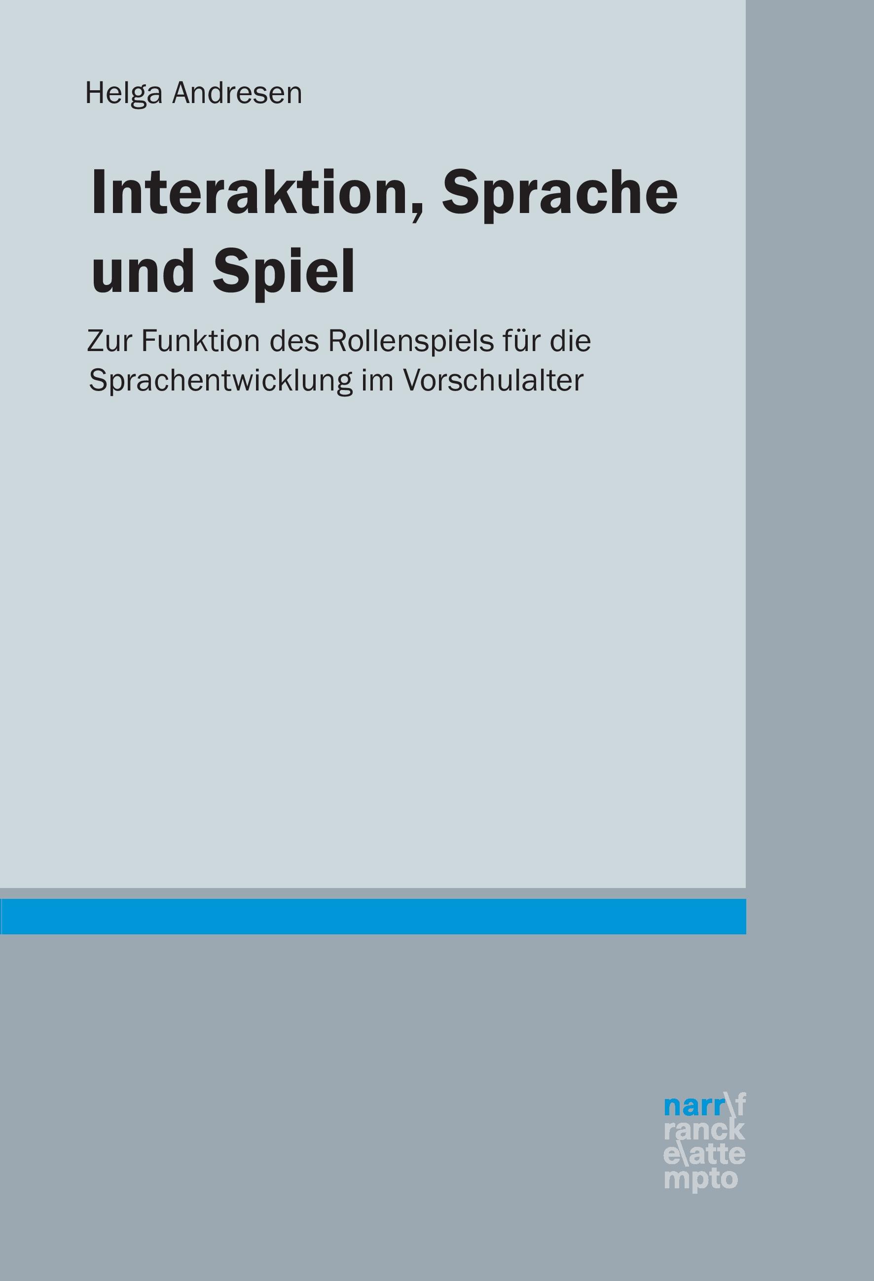 Vorderes Coverbild Interaktion, Sprache und Spiel