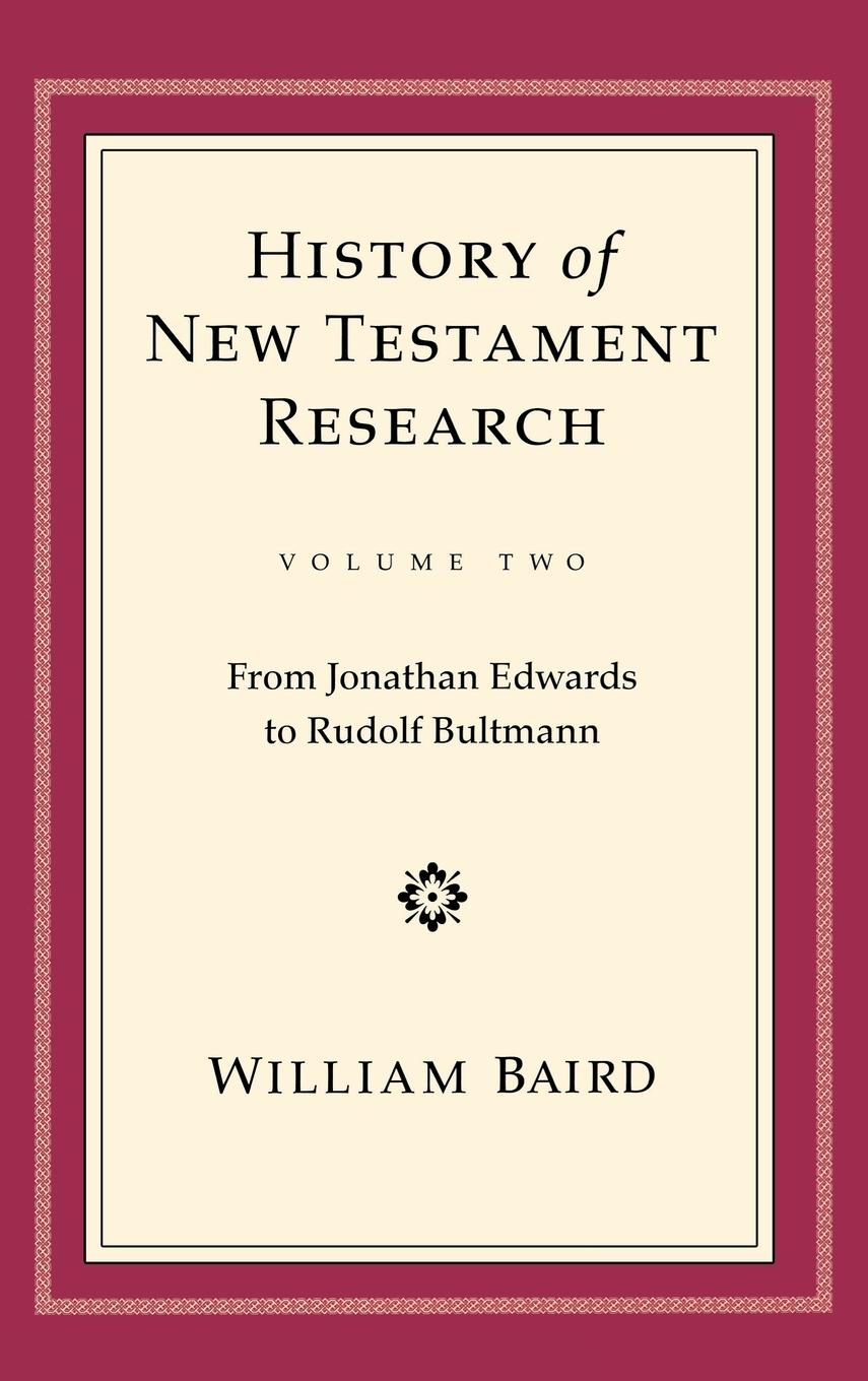 Vorderes Coverbild History of New Testament Research, Vol. 2