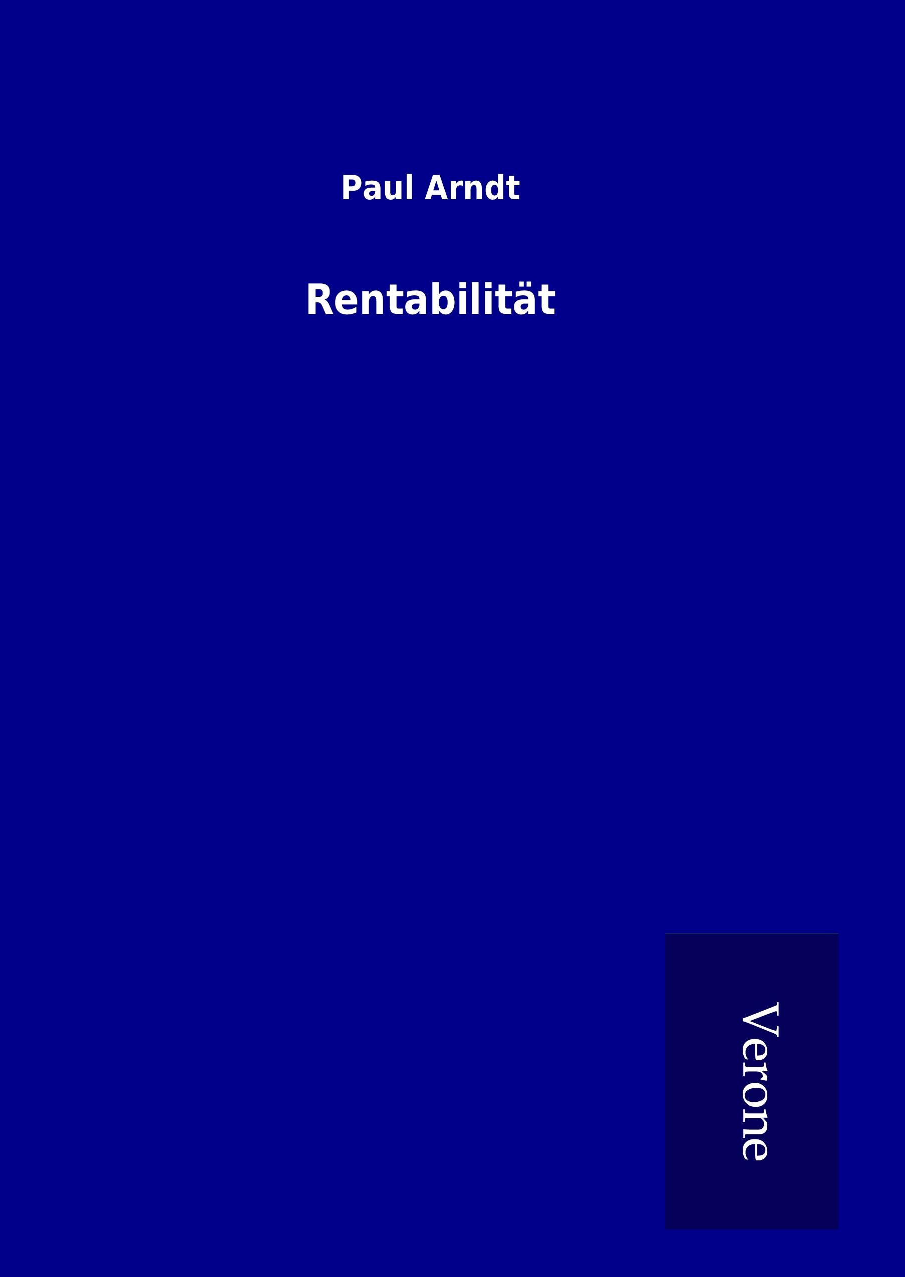 Vorderes Coverbild Rentabilität