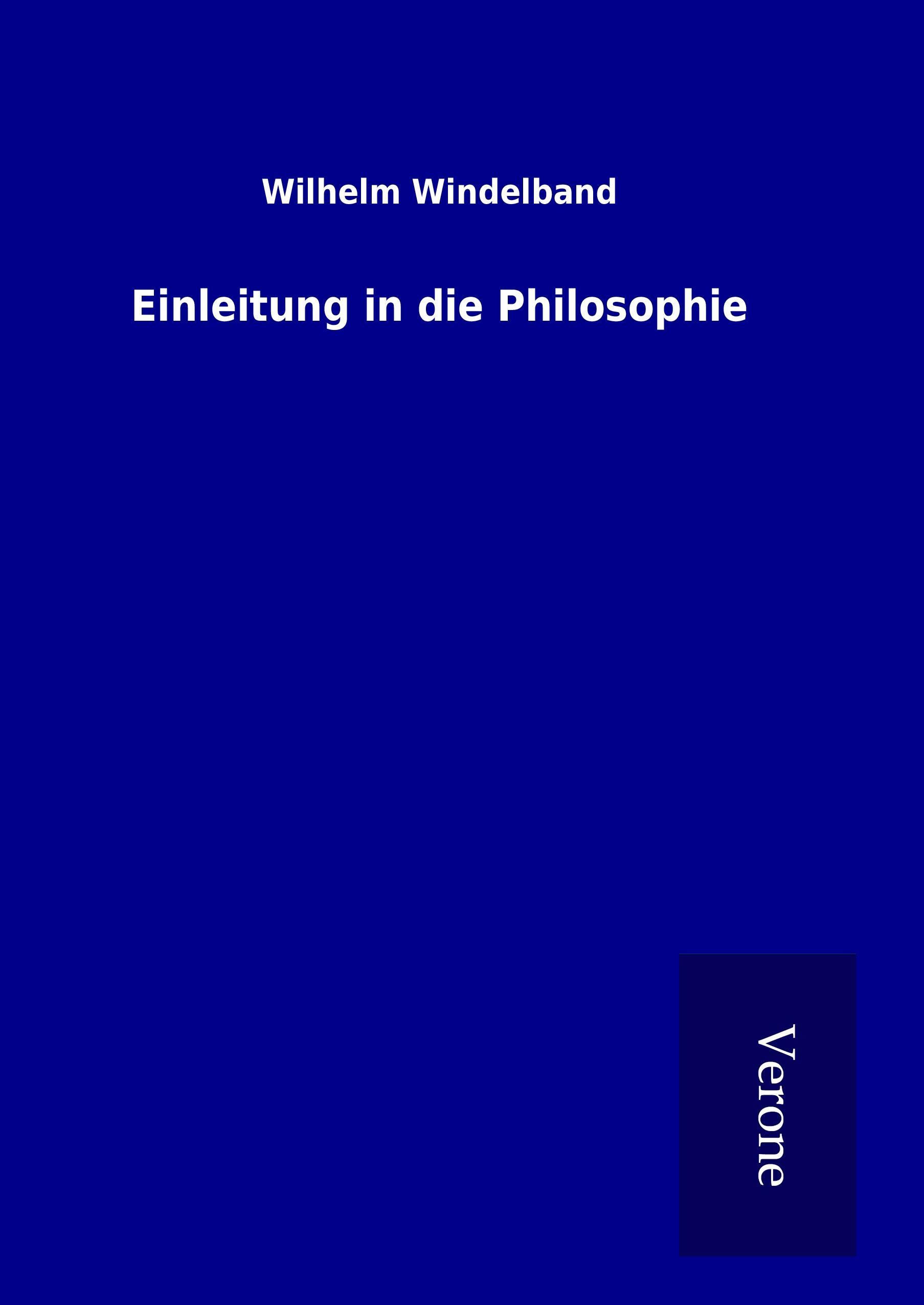 Vorderes Coverbild Einleitung in die Philosophie