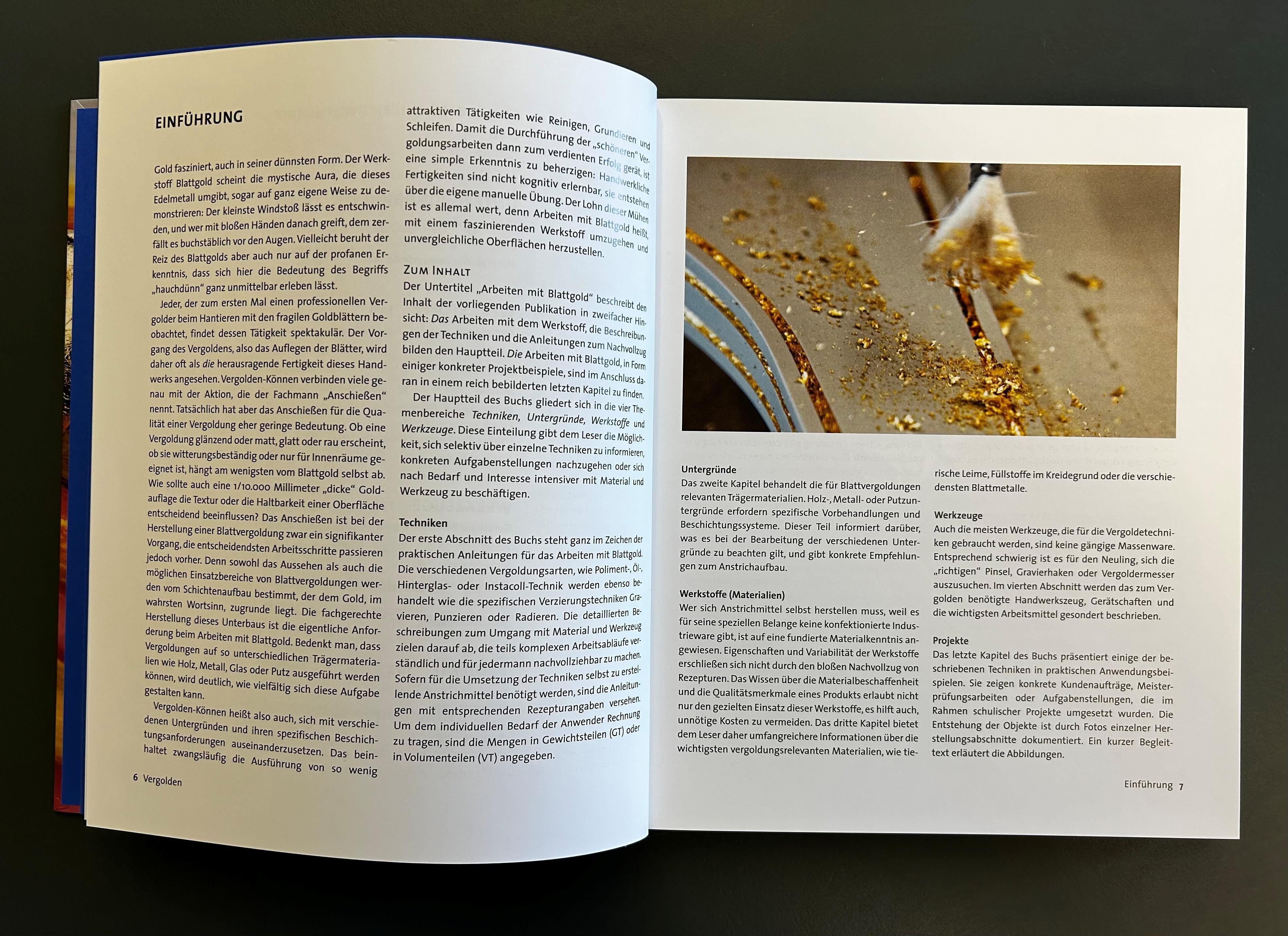 Beispielinhalt (Bild) Vergolden