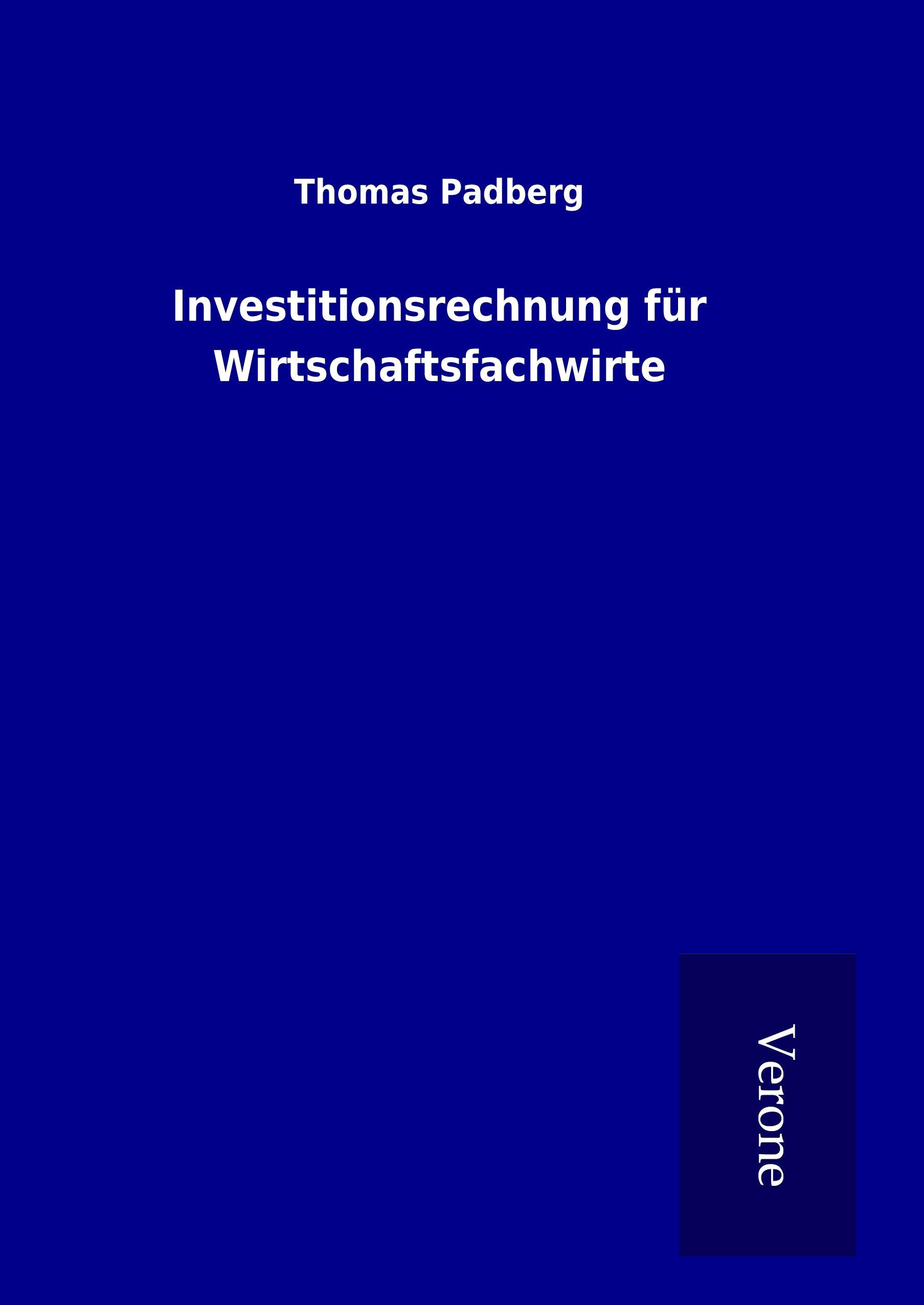 Vorderes Coverbild Investitionsrechnung für Wirtschaftsfachwirte