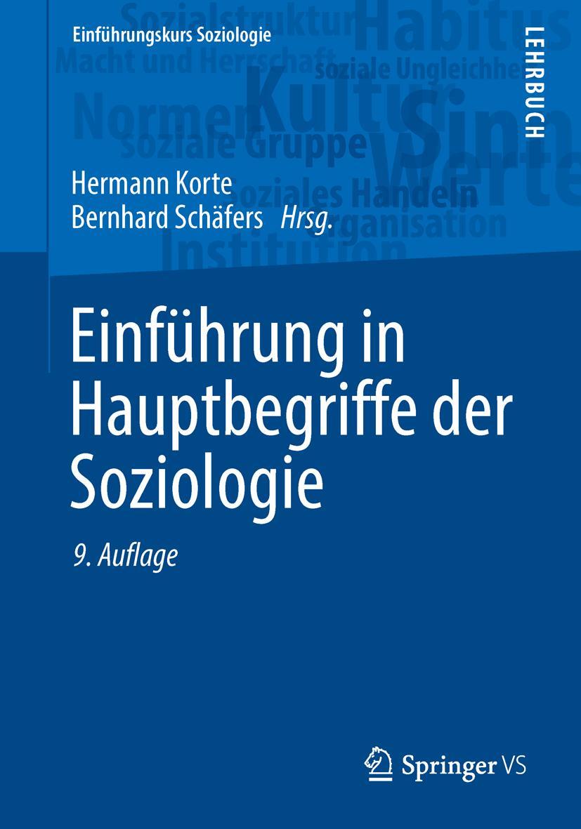 Vorderes Coverbild Einführung in Hauptbegriffe der Soziologie
