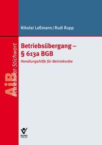 Vorderes Coverbild Betriebsübergang - § 613a BGB