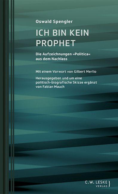 Vorderes Coverbild Ich bin kein Prophet