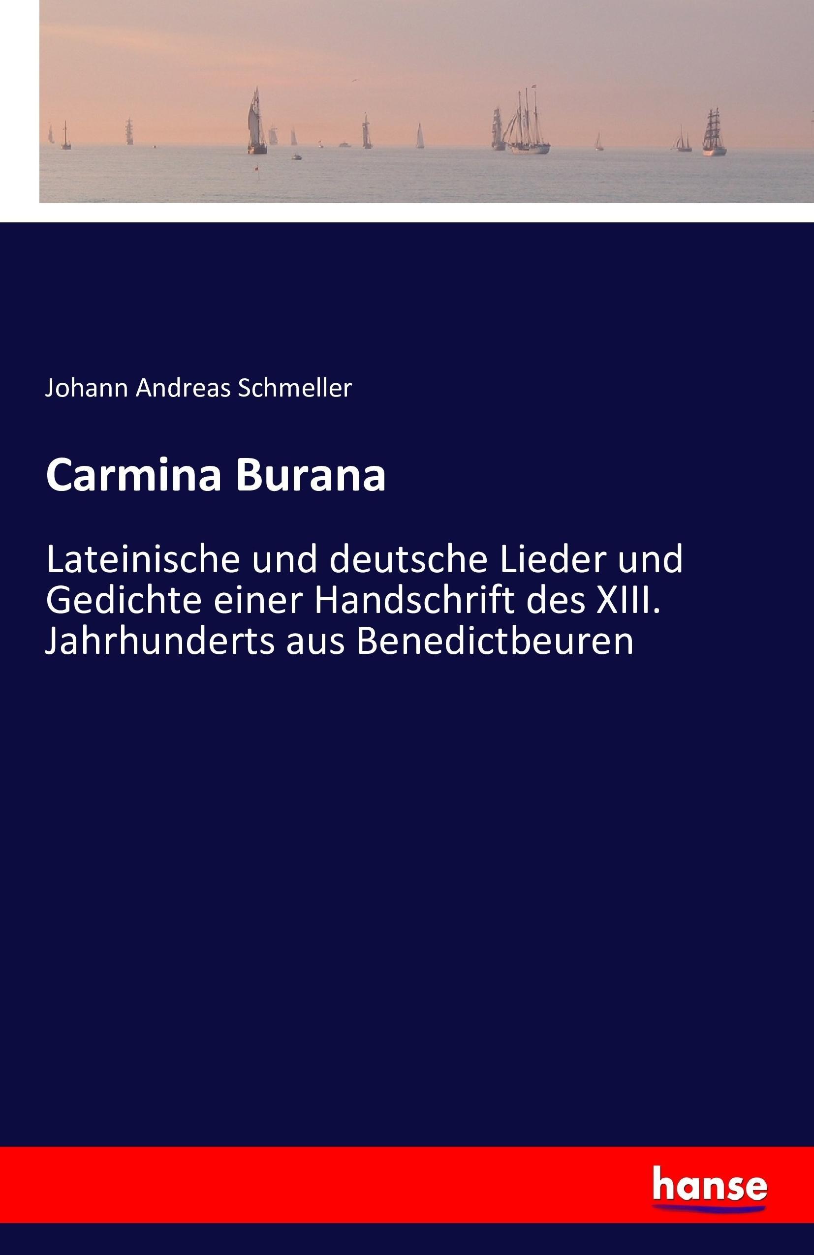 Vorderes Coverbild Carmina Burana