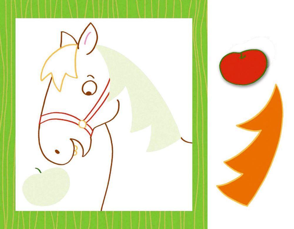 Beispielinhalt (Bild) Mein erstes Bastelbuch mit Schere