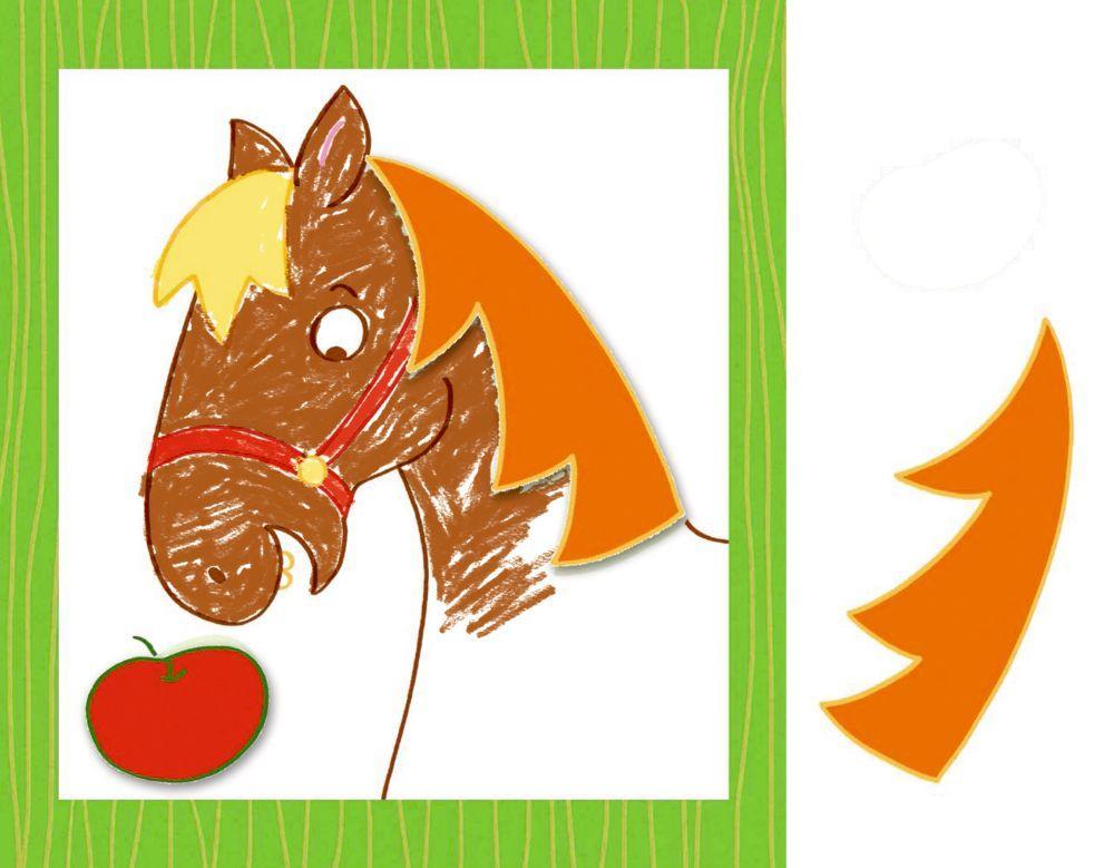 Beispielinhalt (Bild) Mein erstes Bastelbuch mit Schere