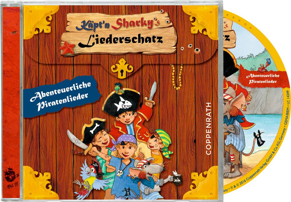 Vorderes Coverbild Käpt'n Sharkys Liederschatz